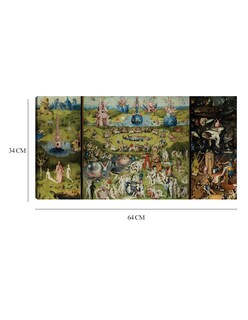 Foto 6 | Foto 6 | Cuadro Decorativo - El Jardín De Las Delicias 1504 I- Hieronymus Bosch - Fotografía - 34x64 - Impresión En Lienzo - Fine Art Tj