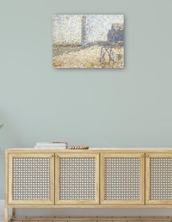 Foto 4 | Foto 4 | Cuadro Decorativo - El Hospicio Y El Faro De Honfleur- Georges Seurat - Fotografía - 46x61 - Impresión En Lienzo - Fine Art Tj