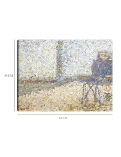 Foto 6 | Foto 6 | Cuadro Decorativo - El Hospicio Y El Faro De Honfleur- Georges Seurat - Fotografía - 46x61 - Impresión En Lienzo - Fine Art Tj