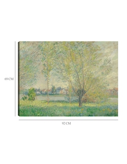 Foto 6 | Foto 6 | Cuadro Decorativo - Los Sauces- Claude Monet - Religión - 69x92 - Impresión En Lienzo - Fine Art Tj