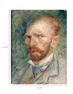 Foto 6 | Foto 6 | Cuadro Decorativo - Auto Retrato Van Gogh- Vincent Van Gogh - Fotografía - 46x61 - Impresión En Lienzo - Fine Art Tj