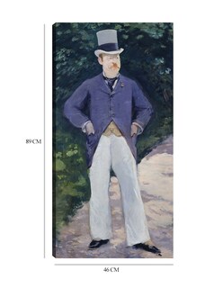 Foto 6 | Foto 6 | Cuadro Decorativo - Retrato Del Señor Brun- Edouard Manet - Fotografía - 46x89 - Impresión En Lienzo - Fine Art Tj