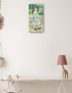 Foto 3 | Foto 3 | Cuadro Decorativo - Chica Con Un Aro- Pierre-auguste Renoir - Fotografía - 64x122 - Impresión En Lienzo - Fine Art Tj