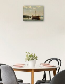 Foto 2 | Foto 2 | Cuadro Decorativo - En Las Islas De Kuopio (1878)- Ferdinand Von Wright - Religión - 46x61 - Impresión En Lienzo - Fine Art Tj