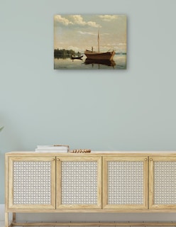 Foto 4 | Foto 4 | Cuadro Decorativo - En Las Islas De Kuopio (1878)- Ferdinand Von Wright - Religión - 46x61 - Impresión En Lienzo - Fine Art Tj