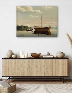 Foto 5 | Foto 5 | Cuadro Decorativo - En Las Islas De Kuopio (1878)- Ferdinand Von Wright - Religión - 46x61 - Impresión En Lienzo - Fine Art Tj