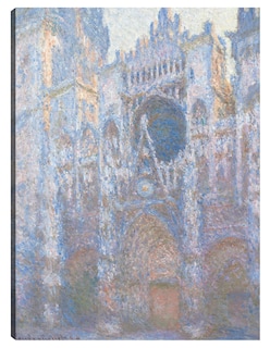 Foto 1 | Foto 1 | Cuadro Decorativo - Catedral De Rouen, Fachada Oeste (1894)- Claude Monet - Ciudades - 28x36 - Impresión En Lienzo - Fine Art Tj