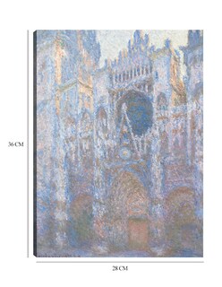 Foto 6 | Foto 6 | Cuadro Decorativo - Catedral De Rouen, Fachada Oeste (1894)- Claude Monet - Ciudades - 28x36 - Impresión En Lienzo - Fine Art Tj
