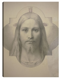 Foto 1 | Foto 1 | Cuadro Decorativo - La Cabeza De Cristo- Eduard Von Steinle - Religión - 46x61 - Impresión En Lienzo - Fine Art Tj