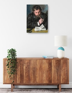 Foto 2 | Foto 2 | Cuadro Decorativo - Claude Monet- Pierre-auguste Renoir - Fotografía - 77x102 - Impresión En Lienzo - Fine Art Tj