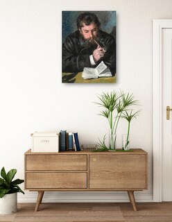 Foto 3 | Foto 3 | Cuadro Decorativo - Claude Monet- Pierre-auguste Renoir - Fotografía - 77x102 - Impresión En Lienzo - Fine Art Tj