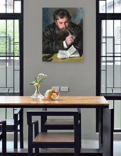 Foto 4 | Foto 4 | Cuadro Decorativo - Claude Monet- Pierre-auguste Renoir - Fotografía - 77x102 - Impresión En Lienzo - Fine Art Tj