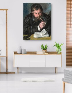 Foto 5 | Foto 5 | Cuadro Decorativo - Claude Monet- Pierre-auguste Renoir - Fotografía - 77x102 - Impresión En Lienzo - Fine Art Tj