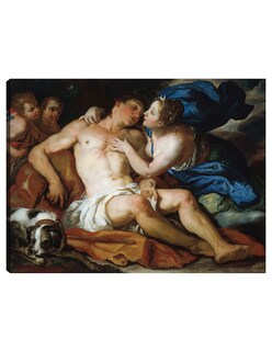 Foto 1 | Foto 1 | Cuadro Decorativo - Diana Y Endimión (1690)- Johann Michael Rottmayr - Fotografía - 69x92 - Impresión En Lienzo - Fine Art Tj