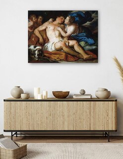 Foto 5 | Foto 5 | Cuadro Decorativo - Diana Y Endimión (1690)- Johann Michael Rottmayr - Fotografía - 69x92 - Impresión En Lienzo - Fine Art Tj