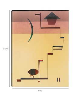 Foto 6 | Foto 6 | Cuadro Decorativo - Eckig (angular) (1931)- Wassily Kandinsky - Abstracto - 46x61 - Impresión En Lienzo - Fine Art Tj
