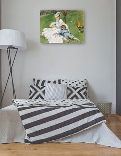 Foto 3 | Foto 3 | Cuadro Decorativo - Madame Monet Y Su Hijo- Pierre-auguste Renoir - Religión - 28x36 - Impresión En Lienzo - Fine Art Tj