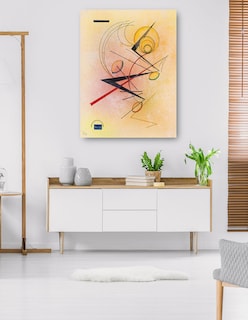 Foto 5 | Foto 5 | Cuadro Decorativo - Pequeños Cálidos (1928)- Wassily Kandinsky - Abstracto - 28x36 - Impresión En Lienzo - Fine Art Tj