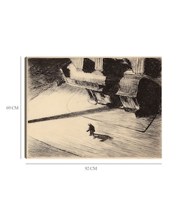 Foto 6 | Foto 6 | Cuadro Decorativo - Sombras Nocturnas (1921)- Edward Hopper - Paisaje - 69x92 - Impresión En Lienzo - Fine Art Tj