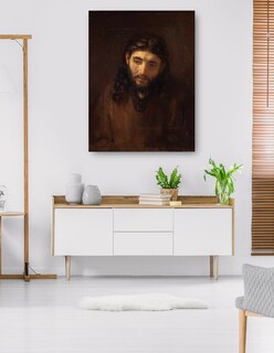 Foto 5 | Foto 5 | Cuadro Decorativo - Cabeza De Cristo- Rembrandt Van Rijn - Religión - 46x61 - Impresión En Lienzo - Fine Art Tj