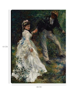 Foto 6 | Foto 6 | Cuadro Decorativo - El Paseo (1870)- Pierre-auguste Renoir - Fotografía - 46x61 - Impresión En Lienzo - Fine Art Tj