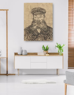 Foto 5 | Foto 5 | Cuadro Decorativo - Retrato De José Roulin (1888)- Vincent Van Gogh - Fotografía - 46x61 - Impresión En Lienzo - Fine Art Tj