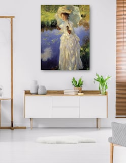 Foto 5 | Foto 5 | Cuadro Decorativo - Paseo Matutino (1888)- John Singer Sargent - Fotografía - 46x61 - Impresión En Lienzo - Fine Art Tj