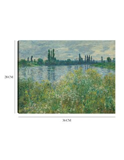 Foto 6 | Foto 6 | Cuadro Decorativo - Orillas Del Sena- Claude Monet - Religión - 28x36 - Impresión En Lienzo - Fine Art Tj