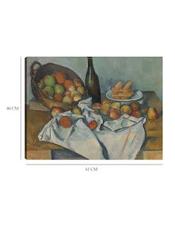 Foto 6 | Foto 6 | Cuadro Decorativo - La Canasta De Manzanas- Paul Cezanne - Religión - 46x61 - Impresión En Lienzo - Fine Art Tj