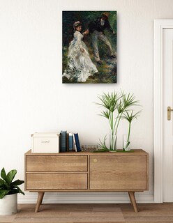 Foto 3 | Foto 3 | Cuadro Decorativo - El Paseo (1870)- Pierre-auguste Renoir - Fotografía - 69x92 - Impresión En Lienzo - Fine Art Tj