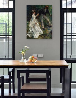 Foto 4 | Foto 4 | Cuadro Decorativo - El Paseo (1870)- Pierre-auguste Renoir - Fotografía - 69x92 - Impresión En Lienzo - Fine Art Tj