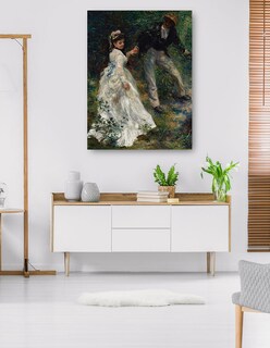 Foto 5 | Foto 5 | Cuadro Decorativo - El Paseo (1870)- Pierre-auguste Renoir - Fotografía - 69x92 - Impresión En Lienzo - Fine Art Tj