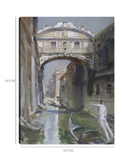 Foto 6 | Foto 6 | Cuadro Decorativo - Puente De Los Suspiros- John Singer Sargent - Ciudades - 107x143 - Impresión En Lienzo - Fine Art Tj