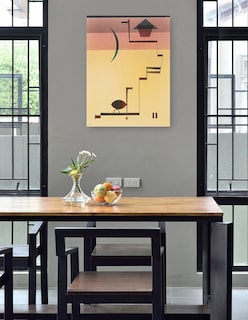 Foto 4 | Foto 4 | Cuadro Decorativo - Eckig (angular) (1931)- Wassily Kandinsky - Abstracto - 69x92 - Impresión En Lienzo - Fine Art Tj