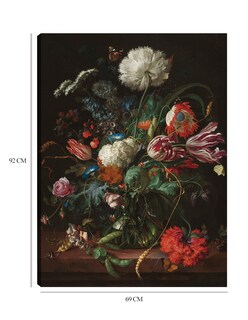 Foto 6 | Foto 6 | Cuadro Decorativo - Jarrón De Flores, C. 1660- Jan Davidsz De Heem - Floral - 69x92 - Impresión En Lienzo - Fine Art Tj