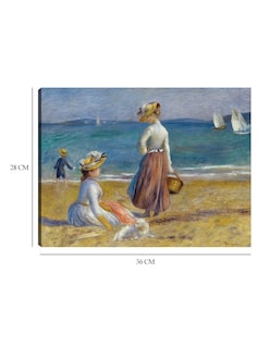 Foto 6 | Foto 6 | Cuadro Decorativo - Figuras En La Playa (1890)- Pierre-auguste Renoir - Costa - 28x36 - Impresión En Lienzo - Fine Art Tj