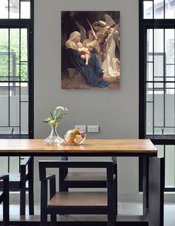 Foto 4 | Foto 4 | Cuadro Decorativo - El Canto De Los Ángeles (1881)- William Bouguereau - Religión - 107x143 - Impresión En Lienzo - Fine Art Tj