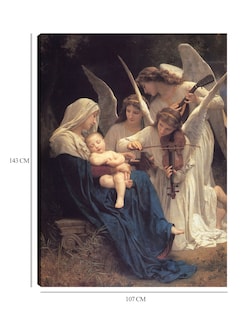 Foto 6 | Foto 6 | Cuadro Decorativo - El Canto De Los Ángeles (1881)- William Bouguereau - Religión - 107x143 - Impresión En Lienzo - Fine Art Tj