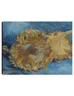 Foto 1 | Foto 1 | Cuadro Decorativo - Girasoles (1887)- Vincent Van Gogh - Religión - 46x61 - Impresión En Lienzo - Fine Art Tj