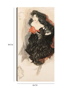 Foto 6 | Foto 6 | Cuadro Decorativo - Estudio Para Judith Ii (ca 1908)- Gustav Klimt - Fotografía - 46x89 - Impresión En Lienzo - Fine Art Tj