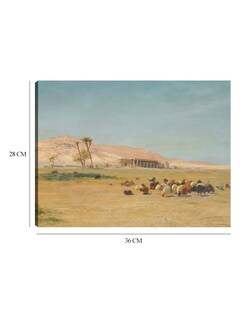 Foto 6 | Foto 6 | Cuadro Decorativo - Paisaje Egipcio- Joseph Farquharson - Religión - 28x36 - Impresión En Lienzo - Fine Art Tj