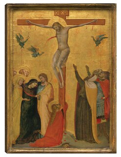 Foto 1 | Foto 1 | Cuadro Decorativo - La Crucifixión, C. 1320/1325- Bernardo Daddi - Religión - 69x92 - Impresión En Lienzo - Fine Art Tj