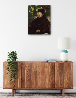 Foto 2 | Foto 2 | Cuadro Decorativo - Señorita Malot- Edgar Degas - Fotografía - 28x36 - Impresión En Lienzo - Fine Art Tj
