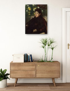Foto 3 | Foto 3 | Cuadro Decorativo - Señorita Malot- Edgar Degas - Fotografía - 28x36 - Impresión En Lienzo - Fine Art Tj