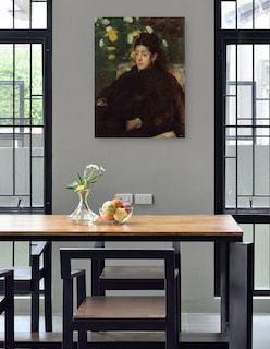 Foto 4 | Foto 4 | Cuadro Decorativo - Señorita Malot- Edgar Degas - Fotografía - 28x36 - Impresión En Lienzo - Fine Art Tj