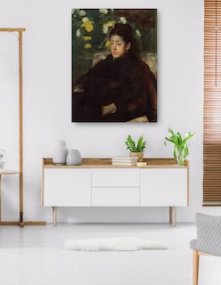Foto 5 | Foto 5 | Cuadro Decorativo - Señorita Malot- Edgar Degas - Fotografía - 28x36 - Impresión En Lienzo - Fine Art Tj
