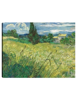 Foto 1 | Foto 1 | Cuadro Decorativo - Campo Verde- Vincent Van Gogh - Paisaje - 69x92 - Impresión En Lienzo - Fine Art Tj
