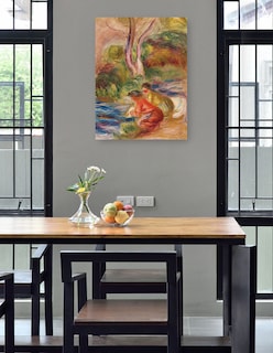 Foto 4 | Foto 4 | Cuadro Decorativo - Las Lavadoras- Pierre-auguste Renoir - Paisaje - 28x36 - Impresión En Lienzo - Fine Art Tj