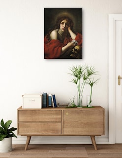 Foto 3 | Foto 3 | Cuadro Decorativo - La Penitente María Magdalena- Carlo Dolci - Religión - 69x92 - Impresión En Lienzo - Fine Art Tj