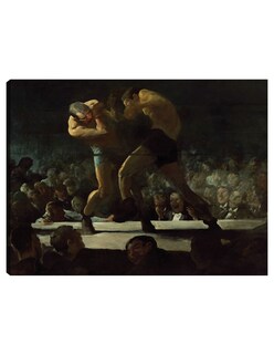 Foto 1 | Foto 1 | Cuadro Decorativo - Noche De Club- George Bellows - Deportes - 46x61 - Impresión En Lienzo - Fine Art Tj